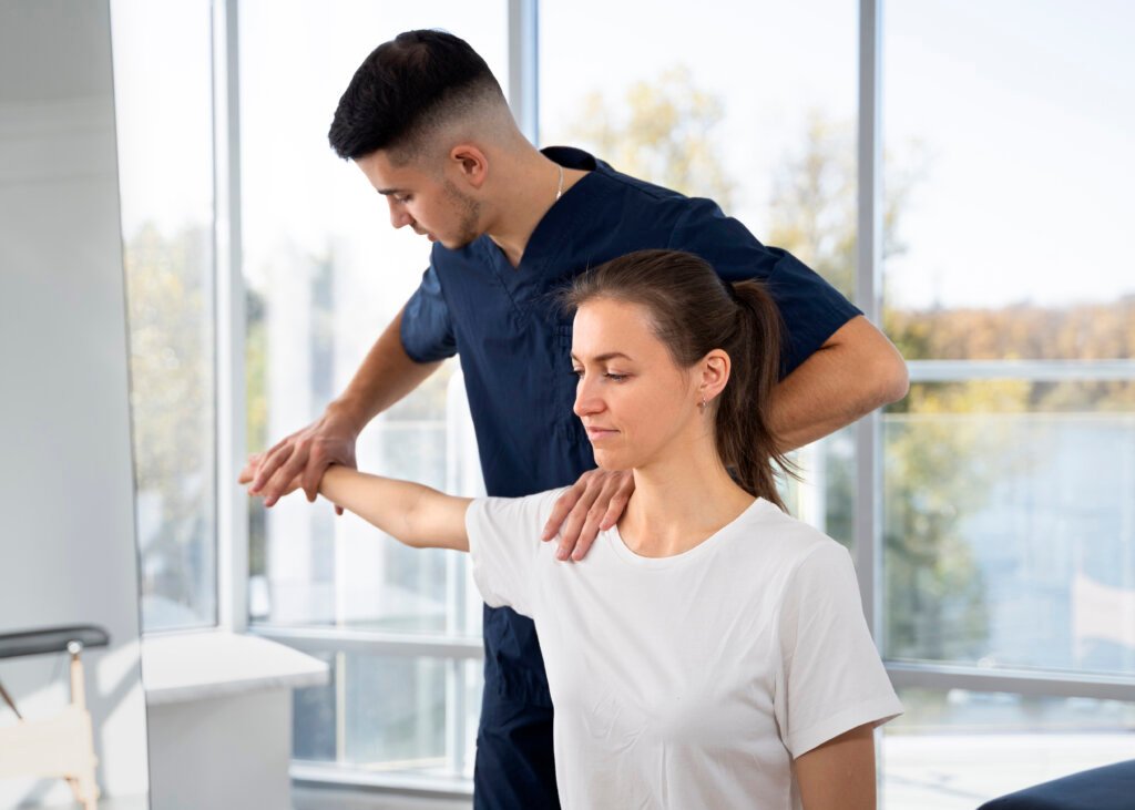 Women consulting a physiotherapist in Dubai - Bridges Speech Center