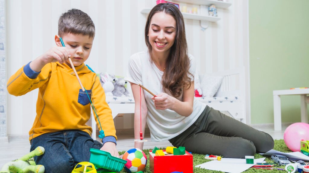 Play therapy at bridges speech center